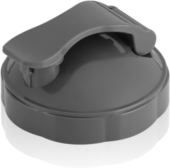 SnelShoppen - Blender Flip Top To Go Lid Vervangingsonderdelen, Geschikt voor 600W 900W Juicer Fles Series Mixers (grijs), BPA-vrij, Perfect voor onde van Snelshoppen