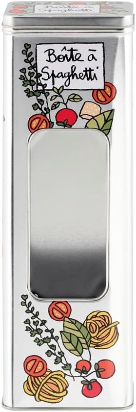 SnelShoppen - Bouquette Spaghetti Vensterbox - Transparante Opbergdoos voor Spaghetti - Ideaal voor Keuken, Ruimtebesparend, Moderne Design, 1,5 Liter