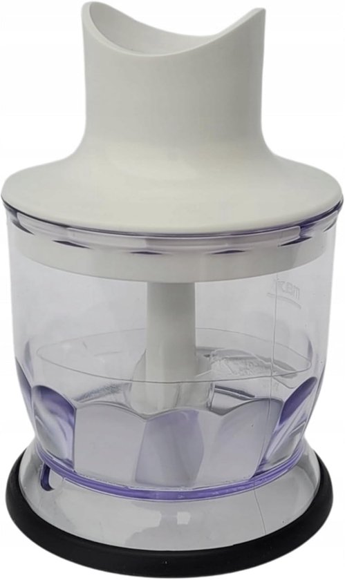 SnelShoppen - Complete Compact Chopper 350 ml Voor Hand Blender, Geschikt Voor Diverse Modellen, Ideaal Voor Keuken, Snijden, Hakken, Mixen