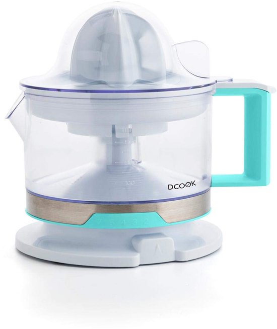 SnelShoppen - DCOOK Elektrische Sapcentrifuge 40 W Wit - Standaard Sapmaker voor Vers Sap, Keuken, Gezond, Fruit, Groenten, Compact en Handig voor Thu
