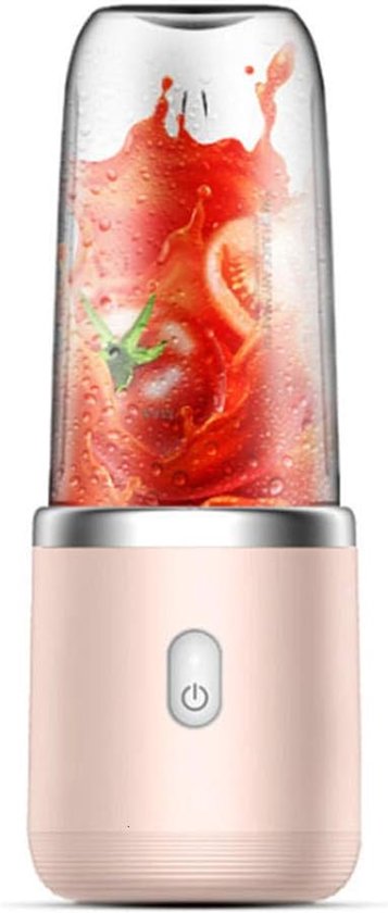SnelShoppen - Draagbare blender Elektrische juicer 400ML Draadloos Automatisch Multifunctionele USB Oplaadbare Mini Saftkop Snij Mixer voor Thuis, Cam