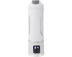 SnelShoppen - Draagbare Hand Blender 450Ml - USB Oplaadbare Mini Blender voor Shakes, Smoothies, en Sap - RVS Messen - Ideaal voor Reizen, Sport, Camp