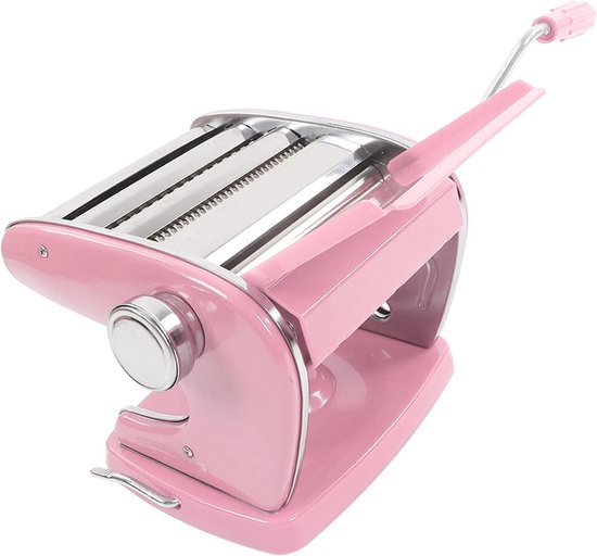 SnelShoppen - Handmatige Noodle Maker Pasta Maker Machine - Roestvrij Staal, Compact, Antislip Basis, Voor Keuken, Feest, Marble Tafel, 6 Instellingen