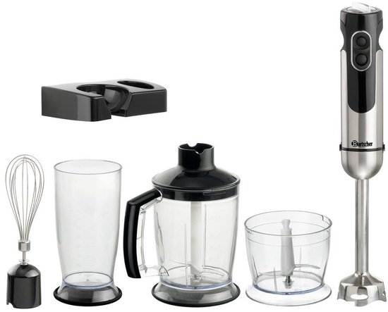 SnelShoppen - Handmatige Staafmixer 130206 - Mixen, Pureren, Snijden, Roeren - Compact, Lichtgewicht, Ideaal voor Keuken en Koken - 150 x 200 x 410 mm