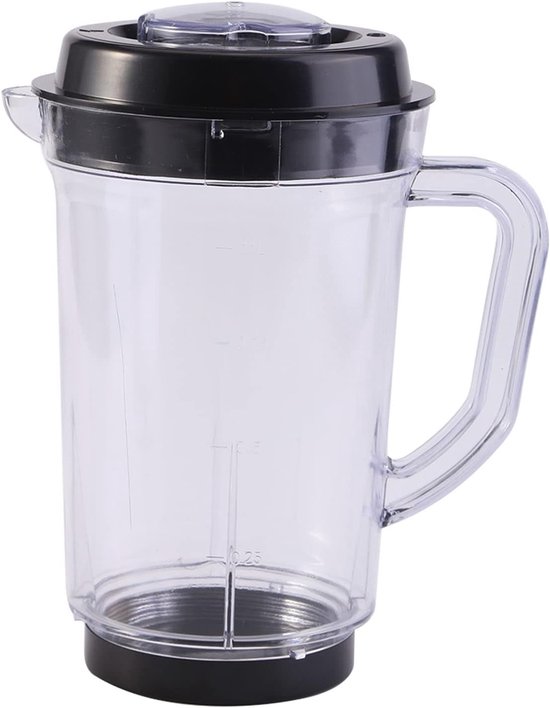 SnelShoppen - Juicer Blender Vervangende Plastic Pitcher 1000ml Geschikt voor Sapmaker en Smoothie Maker - Hoogwaardige PC Materiaal, Temperatuurbeste van Snelshoppen