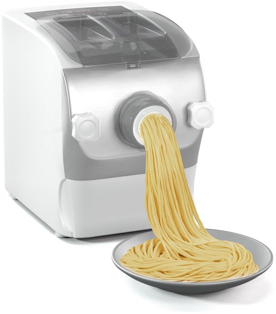 SnelShoppen - Keukenmachine Pastamania Pastamachine Wit - 260W LED - Spaghetti Ravioli Opzetstukken - RVS Knetmaschine Roermachine Mengmachine voor Ke
