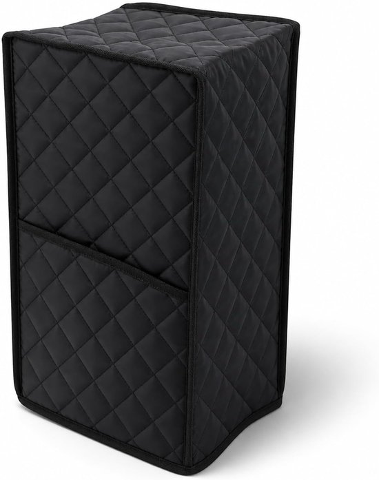 SnelShoppen - Kitchen Blender Dust Cover - Beschermhoes voor Blender en Keukenapparatuur - Padded Stof - Zwart - Lichtgewicht en Vouwbaar - Ideaal voo