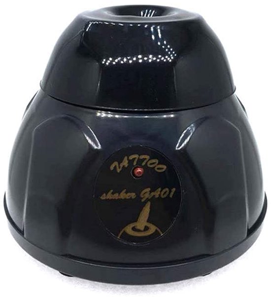 SnelShoppen - Mini Vortex Mixer, Laboratorium Agitatoren, Zwart, Voor Verf, Manicure, Tattoo, 4000rpm, Snelle Kleurmix, Draadloos, Geschikt Voor Amate