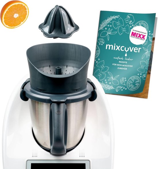 SnelShoppen - Mixcover Verbeterde Juicer/Citrus Juicer/Orange Juicer voor Thermomix TM6 en TM5 - Sneller en Pulp naar Keuze - Keukenaccessoires voor V