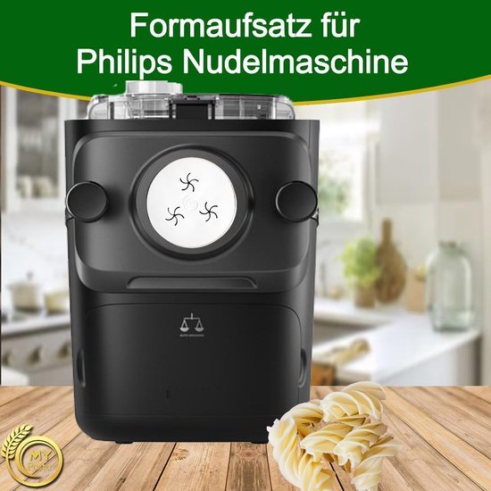 SnelShoppen - MY PASTA Fusilli Ster Pasta Machine Mal - Geschikt voor Philips Pasta Machine Serie 7000 - Ideaal voor Zelfgemaakte Pasta Keuken Accesso