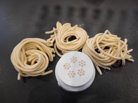 SnelShoppen - MY Pasta Pastaschijf voor Bigoli 4 mm - Accessoires voor Philips Avance Pastamachine - Matrijs voor Zelfgemaakte Pasta - Keuken Accessoi