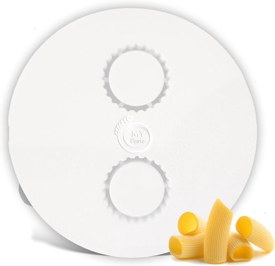SnelShoppen - MY Pasta Rigatoni Rigati XL - Pasta Machine Accessoires, Die Voor Zelfgemaakte Pasta, Keuken Gereedschap, XL Formaat, Voor Feest en Geze