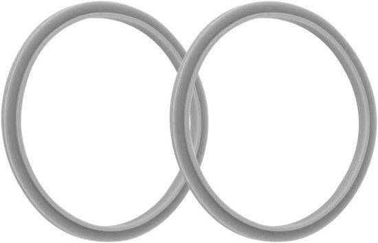SnelShoppen - Nieuwe Vervangende Rubber Sealing Ring Gaskets voor Nutri Bullet Juicer 900W - Perfect Passend - Silicone Materiaal - Wit - 2 Stuks
