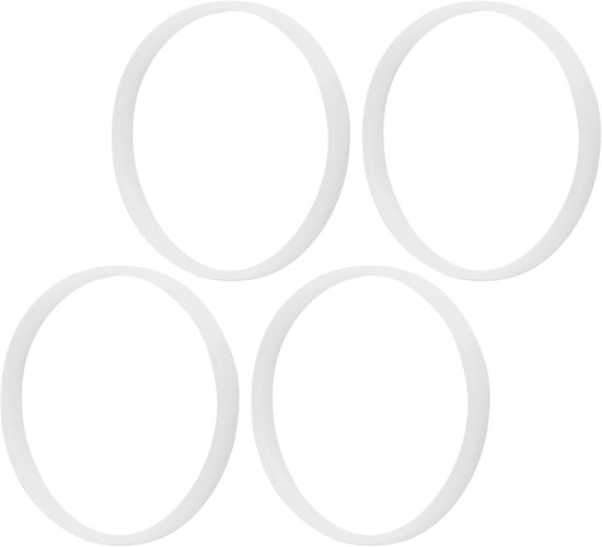 SnelShoppen - O Ring Pakking voor Juicer Blender Vervangingsseals 10cm Wit Rubber Keuken Gereedschap
