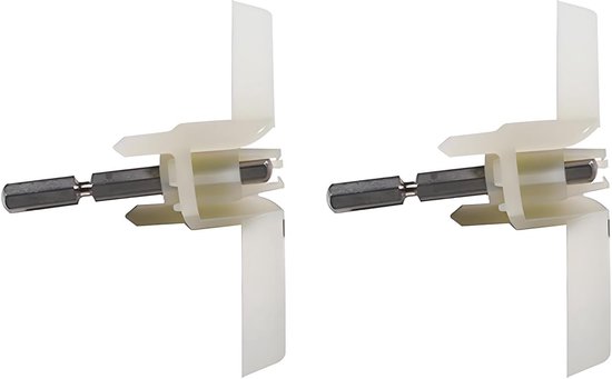 SnelShoppen - Pack van 2 Doorstroom Snij-inzetstukken Vervangingsonderdelen Geschikt voor Bosch MUM4/MUM8 MUZ8DS1, MUZ4DS2, MUZ4DS3 Keukenmachine 0009