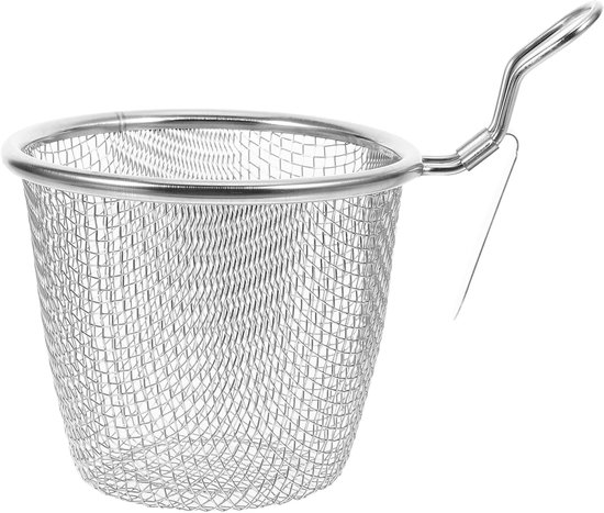 SnelShoppen - Praktische Pasta Strainer 13,7 cm - Pasta Mandje Keuken Accessoires - Geschikt voor Spaghetti, Dumplings en Meer - Groot Capaciteit - Id