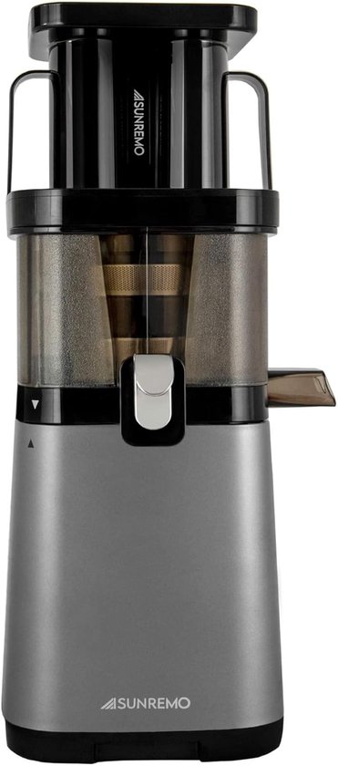 SnelShoppen - Primo Slow Juicer - Slowjuicer, Zilver, RVS, 150W, Voor Gezonde Sappen, Koken, Keuken, Ontbijt, Vrienden, Familie