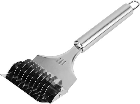 SnelShoppen - RVS Pasta Cutter, Deegsnijder, Keukenhulp voor Noodles, Snijder voor Pasta en Specerijen, Ideaal voor Thuis Koken, Eenvoudig in Gebruik