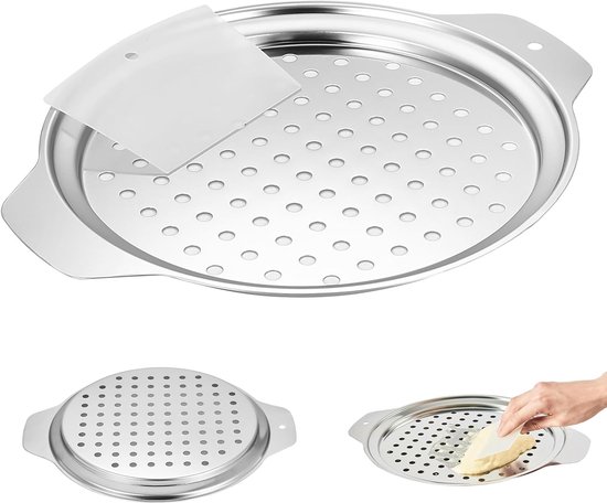 SnelShoppen - RVS Spätzle Maker met Deksel en Schraper, Spätzle Pers, Duits Eiernoedelmaker, Spaghetti Zeef voor Pasta, Keuken Accessoire