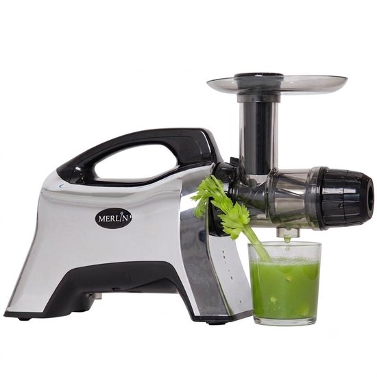 SnelShoppen - Sapcentrifuge 200 W - Premium Selderij Extractor - Langzame Extractie 80 rpm - Hoog Rendement voor Fruit, Groenten, Kruiden en Groene Sa