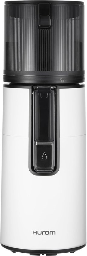 SnelShoppen - Slowjuicer voor fruit en groenten | Hurom Easy Clean H400 | 150 Watt | BPA-vrij | Wit | Perfect voor sapjes, plantaardige melk en sorbet