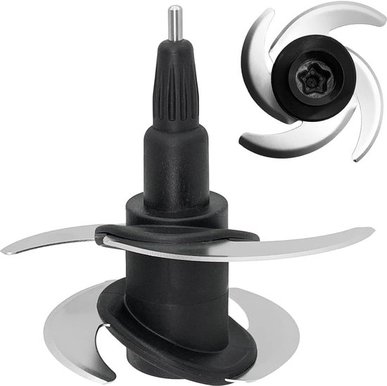 SnelShoppen - Snijmessen Geschikt voor Ninja Keukenmachine en Blender Auto-iQ BN800EU/BN650EU Vervangend Onderdeel voor Nutri Ninja Kookkom 1.8 L