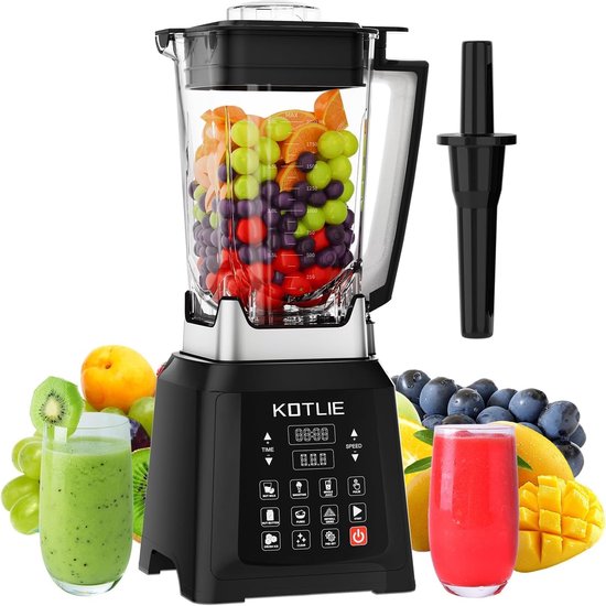 SnelShoppen - Tafel Mixer 2L - Keuken Blender met 7 Functies - Zelfreinigende Functie - Voor Milkshakes, Sappen en Meer - Ideaal voor Gezinnen