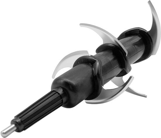 SnelShoppen - Vervangend Stalen Stapelmes voor Ninja Food Processor Blender 1200W, Mes voor Diverse Ninja Blenders, Keukenaccessoire, Duurzaam en Effi