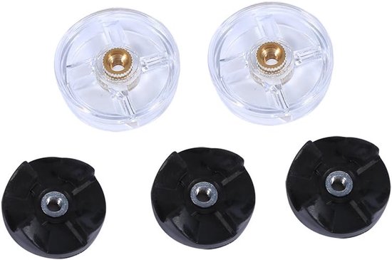 SnelShoppen - Vervangonderdelen voor 250 Watt Mixer Juicer - 5 Sprockets, 2 Basis Sprockets, 3 Meswielen - Perfecte Accessoires voor Keuken