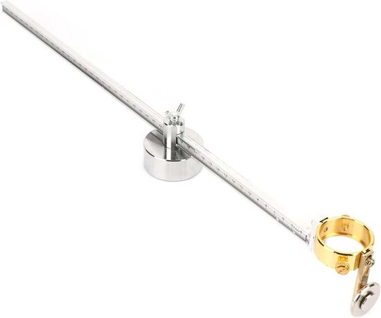 Snijbrander Cirkelsnijder - Toortskompas Geleidewiel - Metaalbewerking Cirkels - Ingebouwde Liniaal - 10-100 cm - Zilver