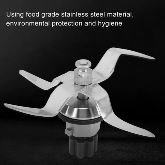 Snijkop voor Monsieur Cuisine Connect - Blender Accessoires - Vervangbare Messen - Hoge Sterkte - Eenvoudig Schoon te Maken - Perfecte Compatibiliteit - Blenderkop