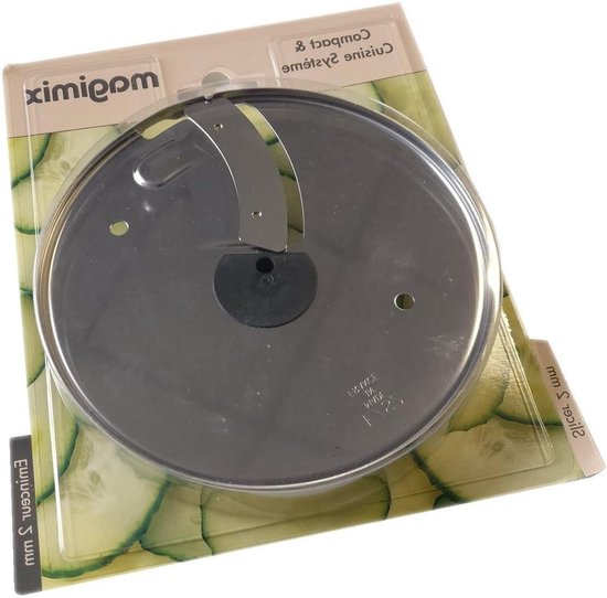 Snijschijf - Accessoire Keukenmachine - Voedselbereiding - Specifieke Dikte - 2 mm - Zilverkleurig