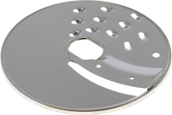 Snijschijf Foodprocessor - Rasp en snijschijf - Voedselbereiding - 4 mm dikte - Mini - Zilverkleurig