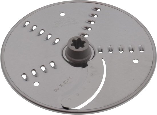 Snijschijf Foodprocessor - Rasp Schijf - Groenten Snijden - Dubbelzijdig Gebruik - 2 mm - Zilverkleurig