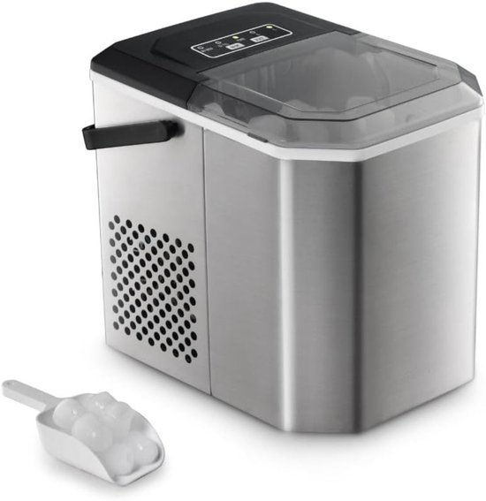 SNJY® IJsblokjesmachine - IJsmachine - IJsblokjesmakers - 1,3L - 12KG/24 Uur - 1000 kW - Zilver