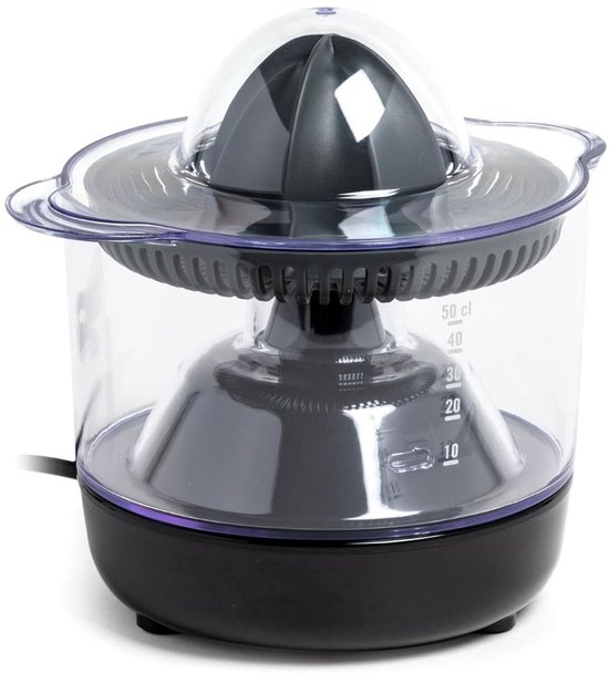 SNJY® Sinaasappelpers - Citruspers - Fruitpers - 25 W - 450 ml - Zwart van Merkloos