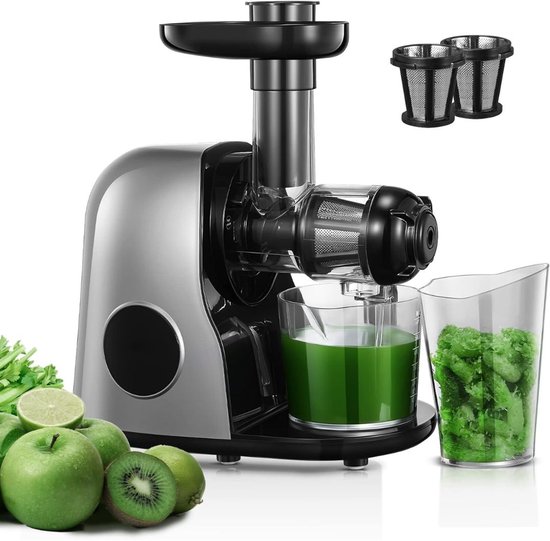 SNJY® Slowjuicer - Juice Maker - Extracteur De Jus - 220 V - Zilvergrijs van SNJY