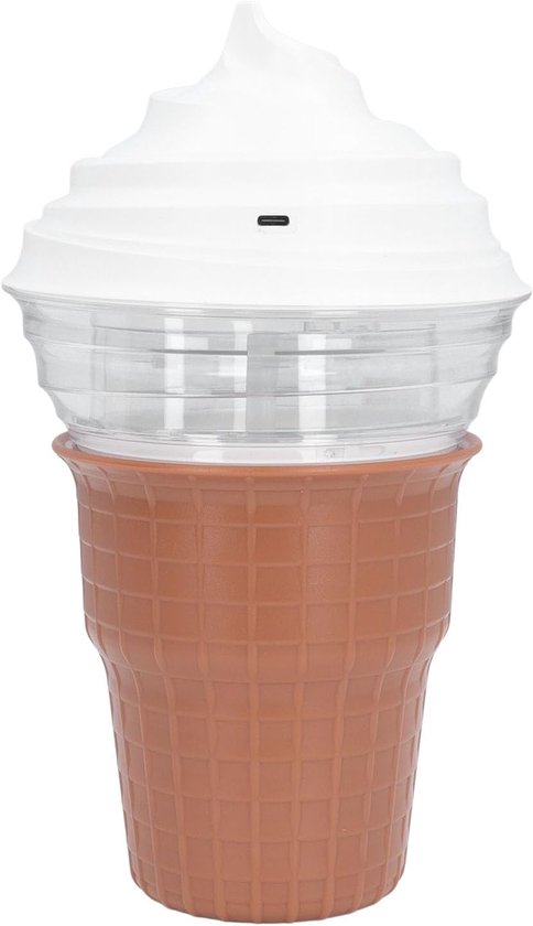 Softijsmachine - Dessertmaker - Zelf IJs Maken - Dubbele functionaliteit - 450 Ml Capaciteit - Zwart