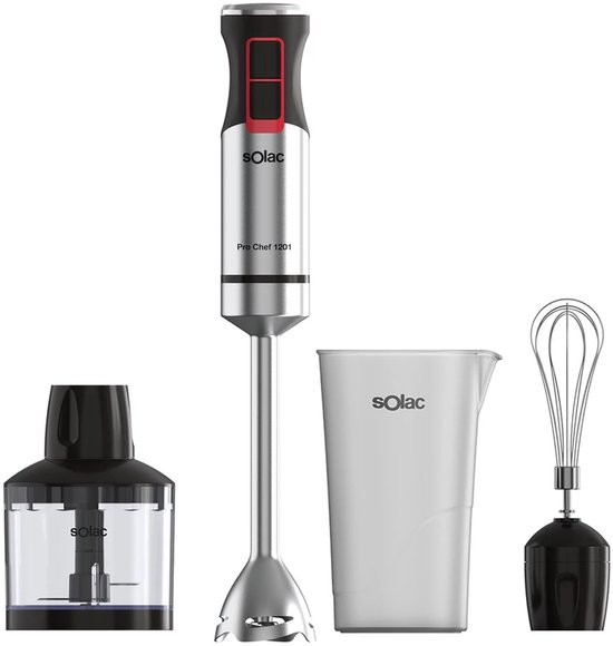 Solac BA5616 blender Staafmixer 1200 W Roestvrijstaal van Solac