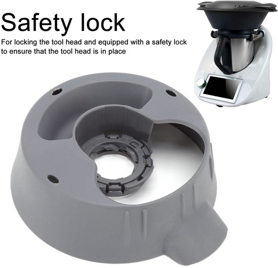 Solidchoice- Blenderaccessoires Duurzaam - Hoofdpan - Bevestiging Beker - Ring Moer - Safe Lock - PP-materiaal - Vervanging voor TM5/TM6 - Thermomixonderdeel