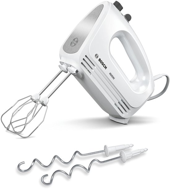 Solidchoice - Handmixer met 400 Watt en Turbo Functie in Wit