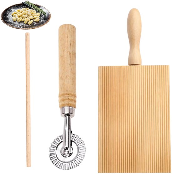 Solidchoice - Houten Gnocchibord Set voor Zelfgemaakte Pasta