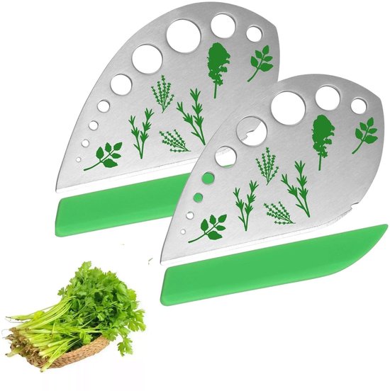 Solidchoice - Kruidensnijder Set van 2 voor Groenten en Fruit