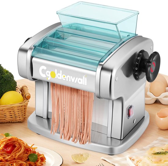 Solidchoice - RVS Elektrische Pastamaker voor Verse Noedels en Lasagne
