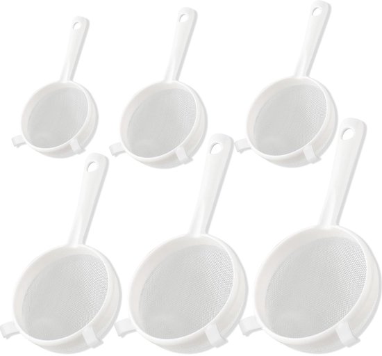 Solidchoice - Set van 6 Keukenzeefjes met Handvat