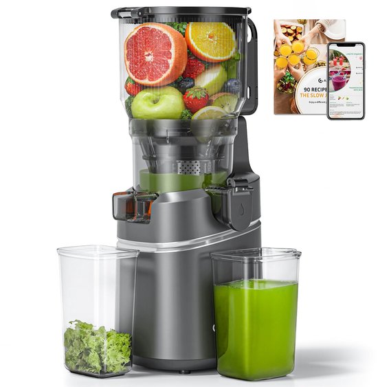 Solidchoice - Slow Juicer met 250W en 150mm Vulopening