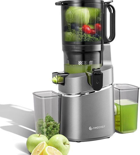 Solidchoice - Slow Juicer met XXL Opening en 2 Liter Reservoir