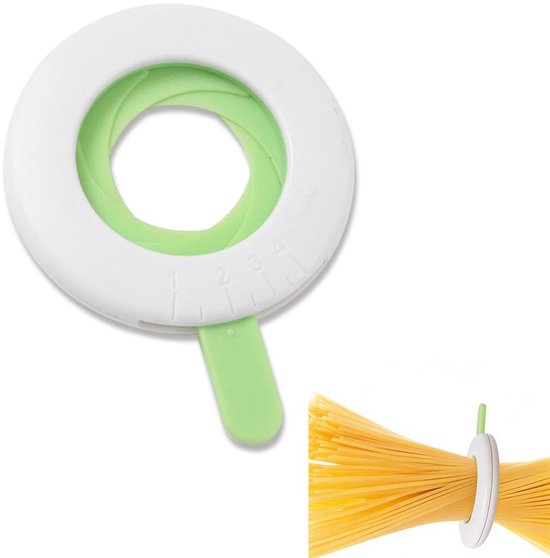 Solidchoice - Spaghetti Doseringstool voor 1 tot 4 Porties, Wit