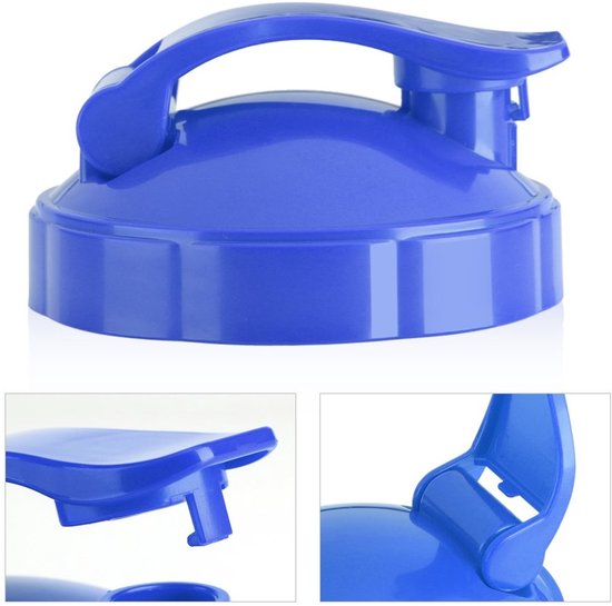 Solidchoice- Versluitdeksel Gemaakt van Hoogwaardig PP - Vervangend Onderdeel - Geschikt voor 600W/900W Blender - Flip Top Deksel - Antilek - Afmetingen 10,6 x 6,7 cm - Blenderdeksel
