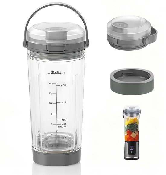 Solidchoice - Vervangende Mengbeker voor Ninja Blast, 530 ml